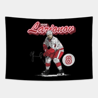 Igor Larionov Detroit Retro Script Tapestry