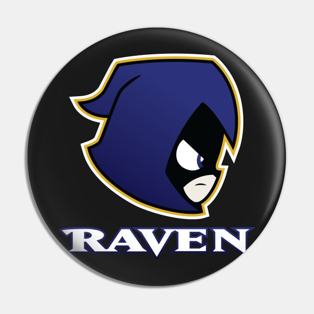 Raven Pin by Moysche