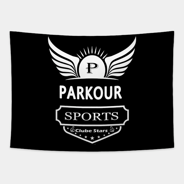 The Sport Parkour Tapestry by Hastag Pos