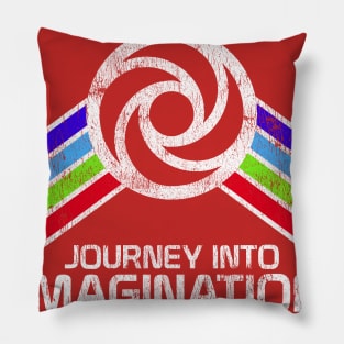 Journey Into Imagination Epcot Center Pavilion Rainbow Design Pillow