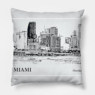 Miami - Florida Pillow