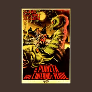 Classic Science Fiction Movie Poster - Monster From Green Hell T-Shirt