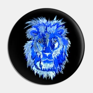 Blue Lion Spirit Pin