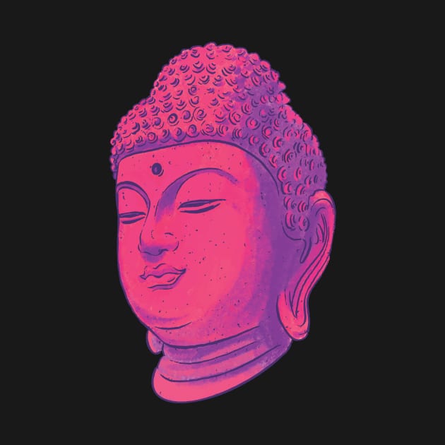 Buddha Head by LAPublicTees