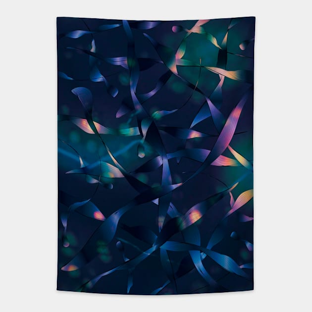 Botanical Nocturne Tapestry by angelocerantola