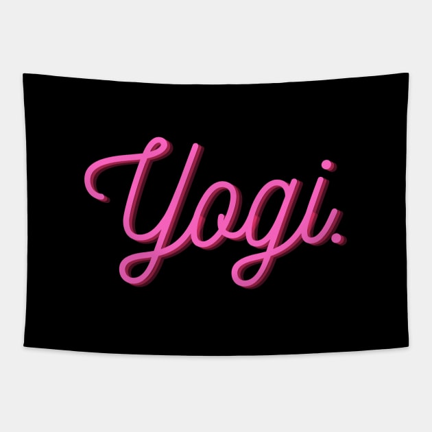 Yogi Tapestry by Patterns-Hub