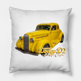 1936 Dodge D2 Hardtop Coupe Pillow