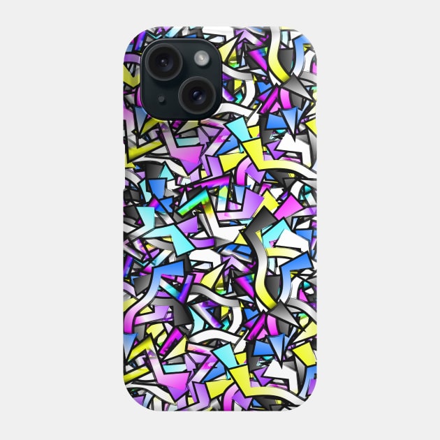 Abstract Graffiti Phone Case by HelenDesigns