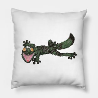 Uroplatus Sikorae Green Pillow