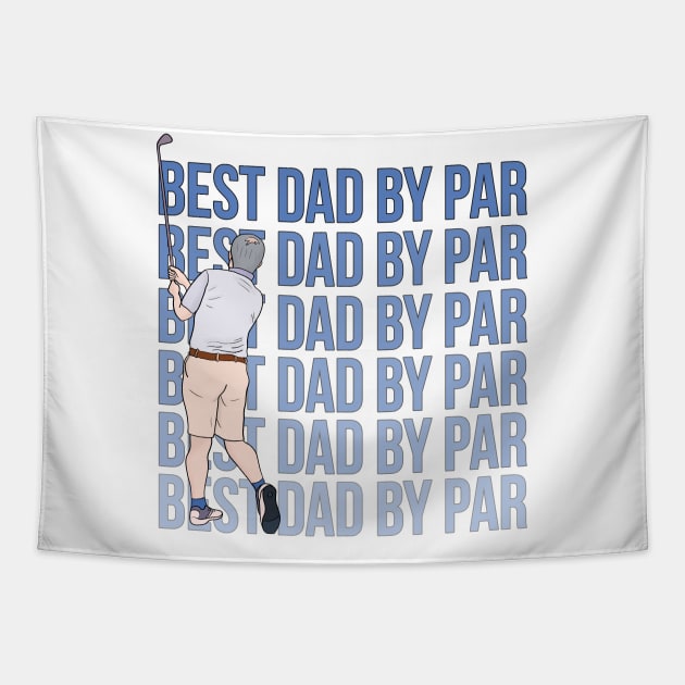 Best Dad By Par Tapestry by DiegoCarvalho