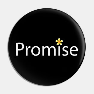 Promise artistic text design Pin