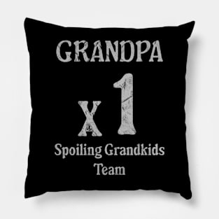 Grandfather x1 Proud Team Family-Focused fun team Pillow