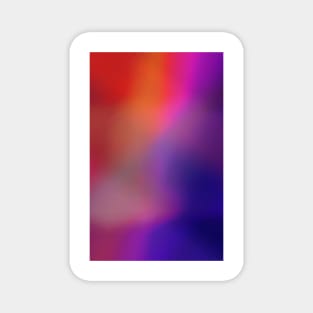Colorful Magenta Pink Purple and Red Abstract Glow Magnet
