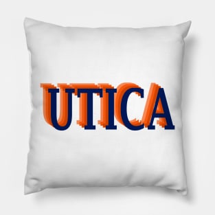 Utica Orange and blue gradient Pillow