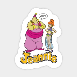 Jeannie Cartoon Magnet