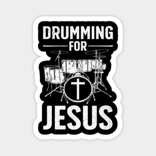 Best Drumming Art Drummer Drum Drumming Jesus Magnet