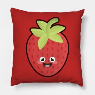 Kawaii Strawberry Pillow