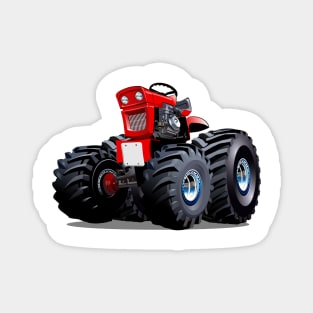 Cartoon Tractor Magnet