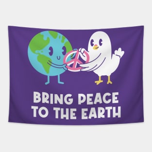 Bring Peace to the Earth Tapestry