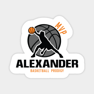 Alexander MVP Custom Player Basketball Prodigy Your Name Magnet