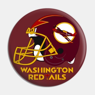 Washington Red Tails Pin