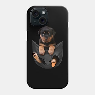 Rottweiler dog with love Phone Case