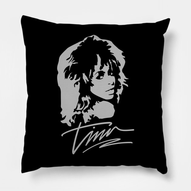 TINA TURNER 80S RETRO STYLE Pillow by DISCO DISCO MX