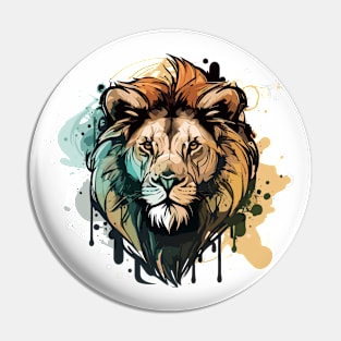 Graffiti Paint Lion Creative Inspiration Pin