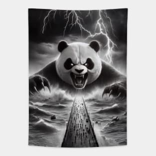 "Pandadoom": Terror at the Stormy Bridge Tapestry