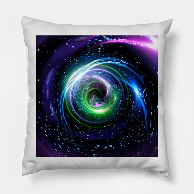 Vortex 003 Pillow by AstroRisq