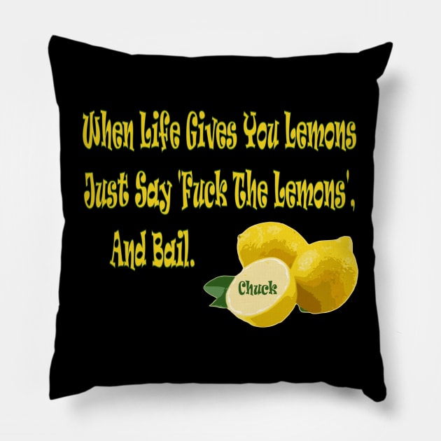 Words To Live By Pillow by dflynndesigns