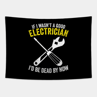 Electrician Electricity Job Profession Gift Tapestry