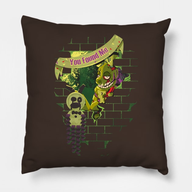 We Love Springtrap Pillow by Niall Byrne