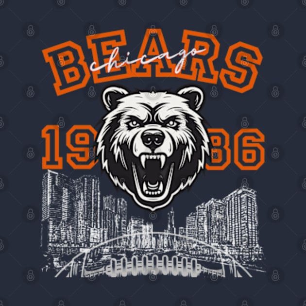 chicago bears by soft and timeless