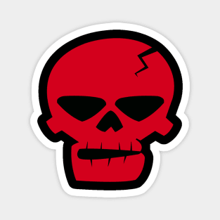 Skull man red ver. Magnet