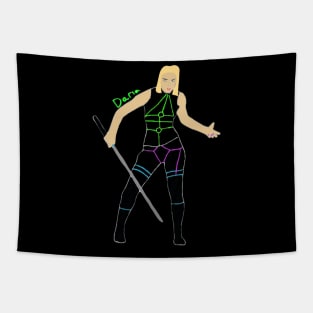 Darla BtVS Futuristic AU Tapestry