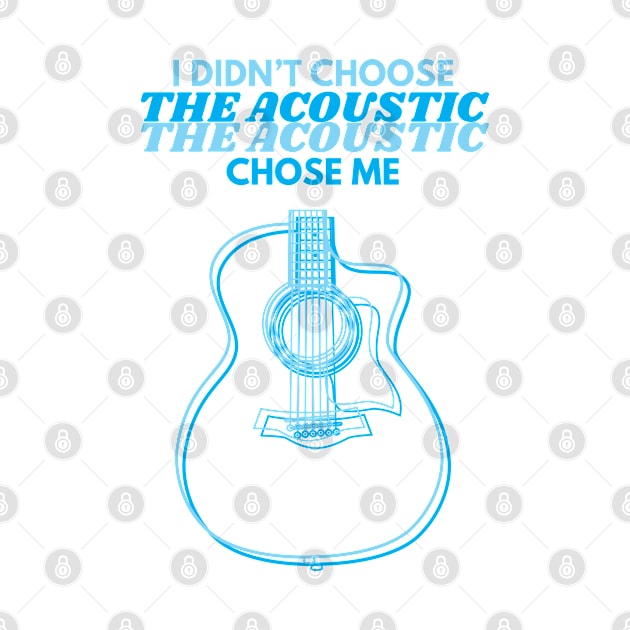 I Didn't Choose The Acoustic Auditorium Style Guitar Body Outline by nightsworthy