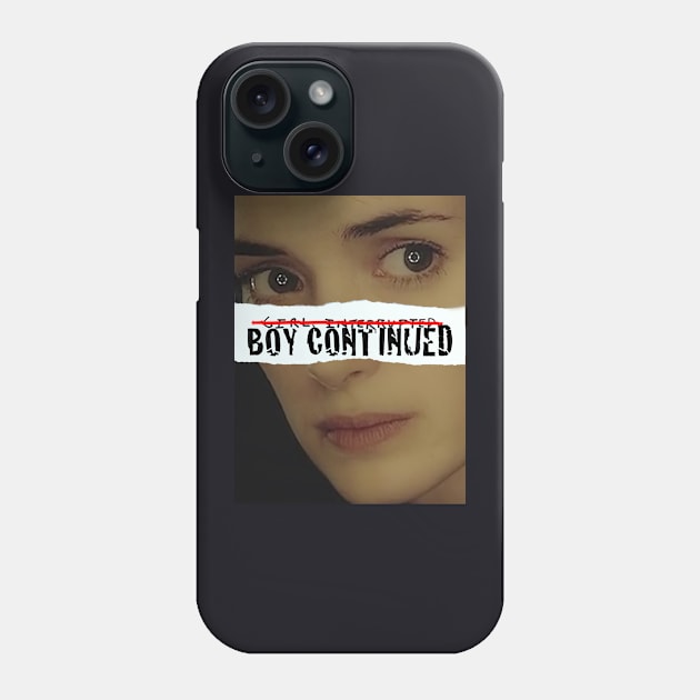 Girl Interrupted Boy Continued 2 Phone Case by Randiriel