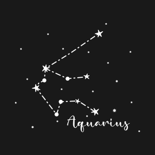 Aquarius Zodiac Constellation T-Shirt