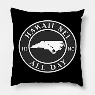 Roots Hawaii and North Carolina by Hawaii Nei All Day Pillow