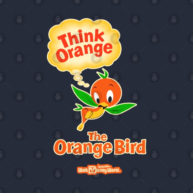 Think! Orange Bird Florida Flag by The Dept. Of Citrus