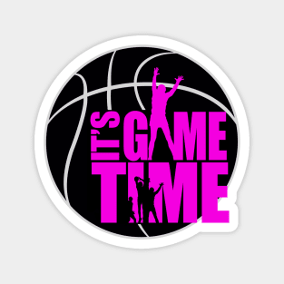 It's Game Time - Pink Magnet