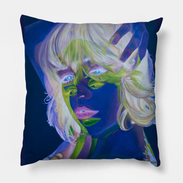 Cross Processed Pillow by EmilyLovejoy