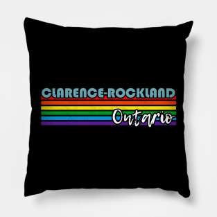 clarence rockland ontario pride throw pillows