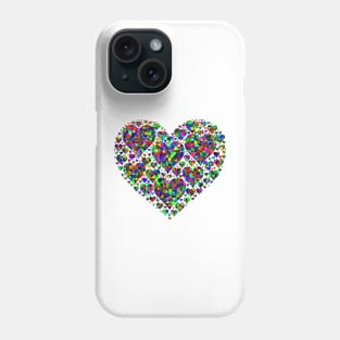 heart love you women's day Phone Case