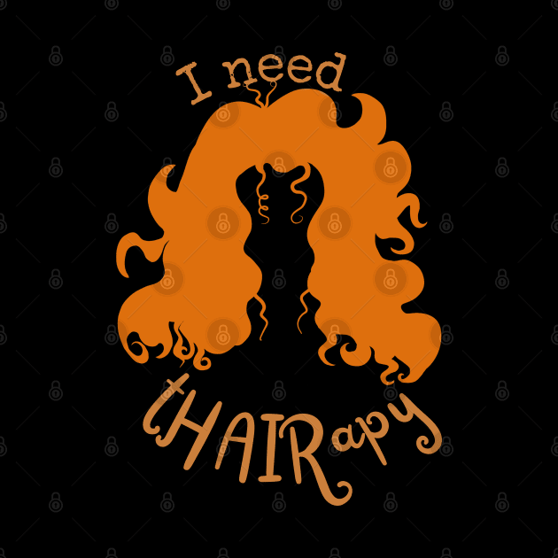 I Need tHairapy Meme Redhead by Nirelle