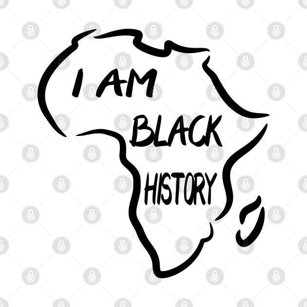 Discover I Am Black History Africa Flag - I Am Black History - T-Shirt