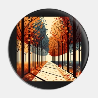 Pathway to Autumn: A Seasonal Journey Pin