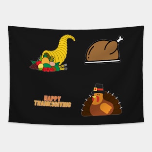 Thanksgiving 4 pk Stickers Collection Tapestry