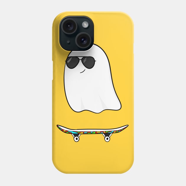 Skater Ghost Phone Case by ShutterStudios